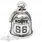 Preview: Route 66 Biker-Bell The Mother Road Motorcycle Lucky Charm Gift